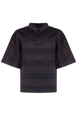 Polo in cotone nero NINEINTHEMORNING | SIM01SAIMONNERO