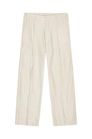 Pantaloni in misto lino color avorio NN.07 | 2421808165016