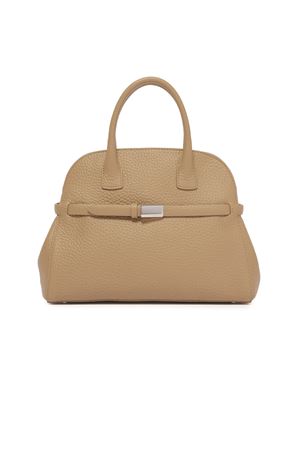 Aura Soft Midi Handbag in textured leather ORCIANI | B02200SOFBISCOTTO