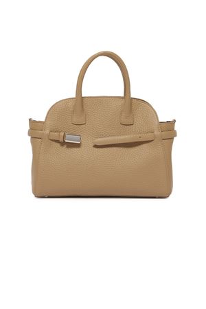 Aura Soft Midi Handbag in textured leather ORCIANI | B02200SOFBISCOTTO