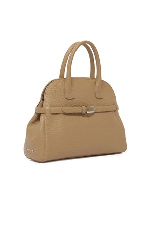 Aura Soft Midi Handbag in textured leather ORCIANI | B02200SOFBISCOTTO