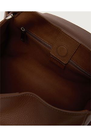 Sveva Sense Cargo Midi leather shoulder bag ORCIANI | BT2006SCRCOCOA