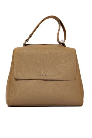 Sveva Soft Medium brown leather shoulder bag ORCIANI | BT2006SOFBISCOTTO
