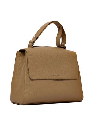 Sveva Soft Medium brown leather shoulder bag ORCIANI | BT2006SOFBISCOTTO
