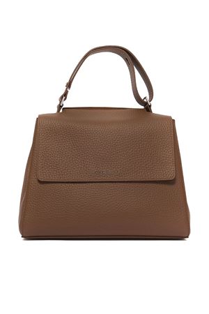 Sveva Soft Medium brown leather shoulder bag ORCIANI | BT2006SOFCOCOA