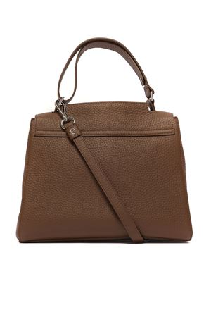 Sveva Soft Medium brown leather shoulder bag ORCIANI | BT2006SOFCOCOA