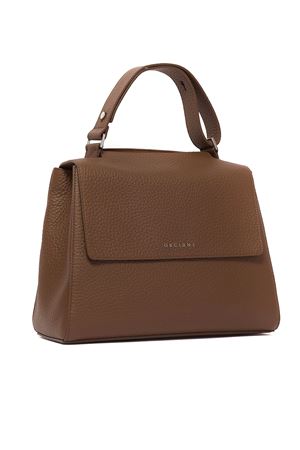 Sveva Soft Medium brown leather shoulder bag ORCIANI | BT2006SOFCOCOA