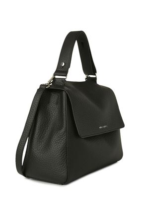 Sveva Soft Medium black leather shoulder bag ORCIANI | BT2006SOFNERO