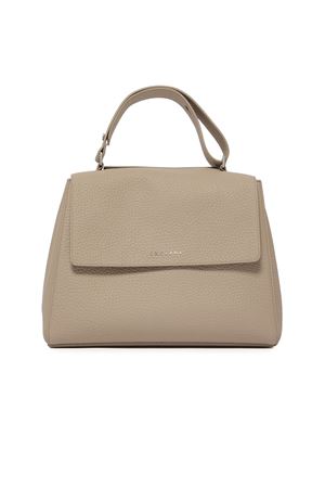 Sveva Soft Media Shoulder Bag in Sand Leather ORCIANI | BT2006SOFSABBIA