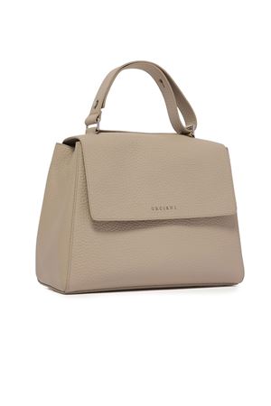 Sveva Soft Media Shoulder Bag in Sand Leather ORCIANI | BT2006SOFSABBIA