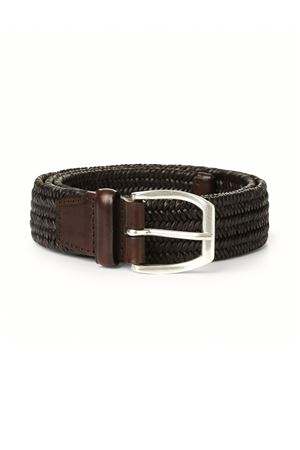 Wide braided leather belt ORCIANI | U07187WIDTMORO