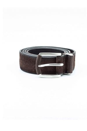 Soft brown suede belt ORCIANI | U08380HNTTMORO