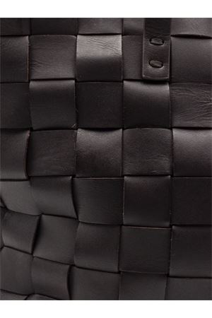 Dark brown leather tote bag P.A.R.O.S.H. | D050701CRIBAG086