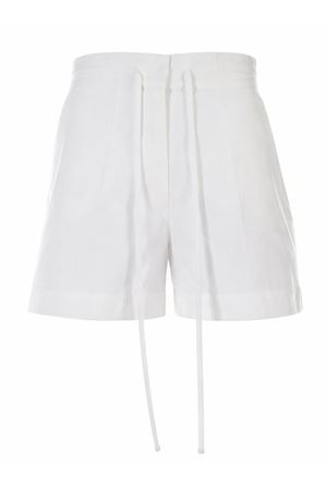 Shorts con coulisse in cotone bianco P.A.R.O.S.H. | D210166CANYOX26001
