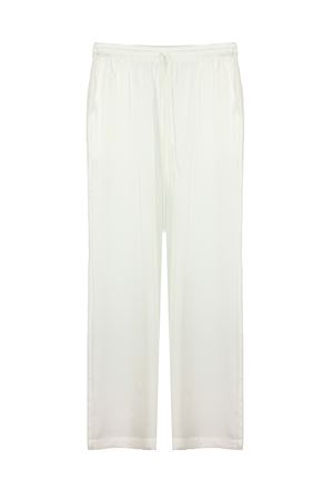 White silk trousers P.A.R.O.S.H. | D230772SAXON002