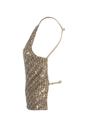 Top in paillettes beige P.A.R.O.S.H. | D311710GOA004