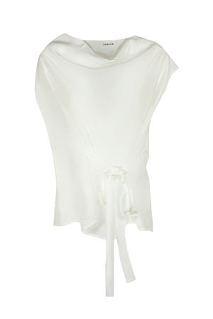 White silk top P.A.R.O.S.H. | D311729SAXON002
