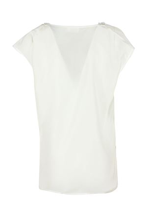 White silk top P.A.R.O.S.H. | D311729SAXON002