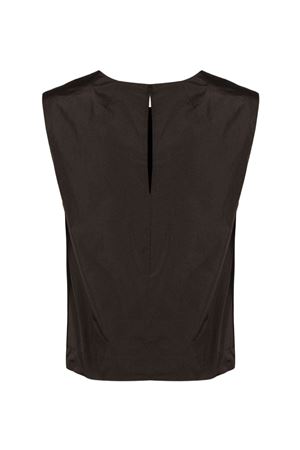 Blusa in taffetà marrone+ P.A.R.O.S.H. | D313074PIMPY26008