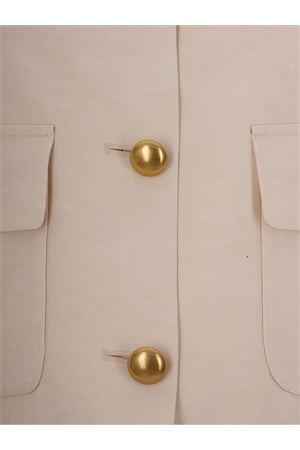 Gilet in misto lino beige P.A.R.O.S.H. | D410047GRAISA26003