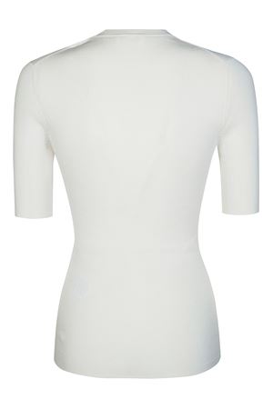 Maglia a costine in misto cotone bianco P.A.R.O.S.H. | D540610CIPRIA26002