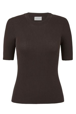 Maglia a costine in misto cotone testa di moro P.A.R.O.S.H. | D540610CIPRIA26086