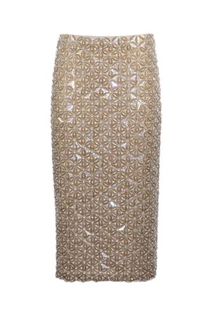 Gonna lunga aderente color beige P.A.R.O.S.H. | D621564GOA004