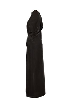 Black silk midi dress P.A.R.O.S.H. | D722584SAXON013