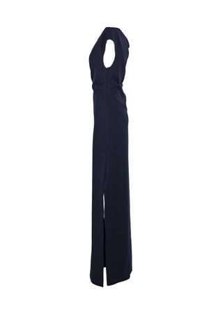 Dark blue stretch maxi dress P.A.R.O.S.H. | D726146PINGU012