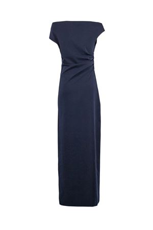 Dark blue stretch maxi dress P.A.R.O.S.H. | D726146PINGU012