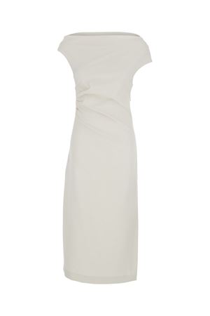 Cream-white long dress P.A.R.O.S.H. | D726148PINGU002