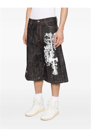 Blue denim shorts PDF | DFM03012DF195WASH