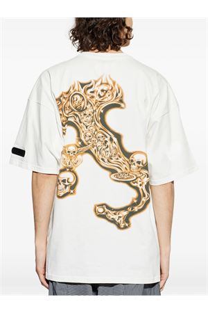 White cotton T-shirt PDF | DFM54029TJ110ITALY