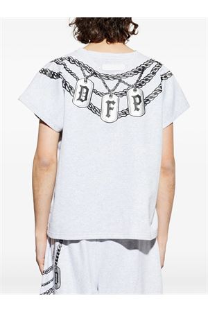 T-shirt in cotone grigio PDF | DFM54042TJ103CHAIN