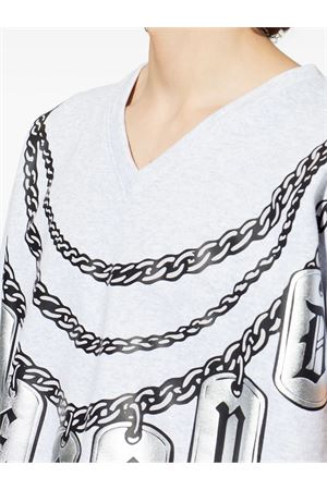 T-shirt in cotone grigio PDF | DFM54042TJ103CHAIN