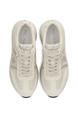 Sneakers Bethcoin in pelle e nylon crema PREMIATA | BETHCOIN8145