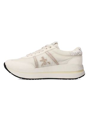 Sneakers Bethcoin in pelle e nylon crema PREMIATA | BETHCOIN8145