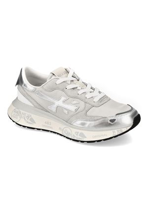 Sneakers Lauryn in pelle metallizzaa argento PREMIATA | LAURYN7482