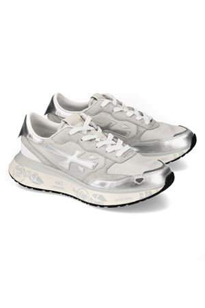 Sneakers Lauryn in pelle metallizzaa argento PREMIATA | LAURYN7482
