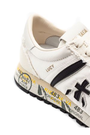 Sneakers Lucy in tessuto e cotone bianco PREMIATA | LUCYD08139
