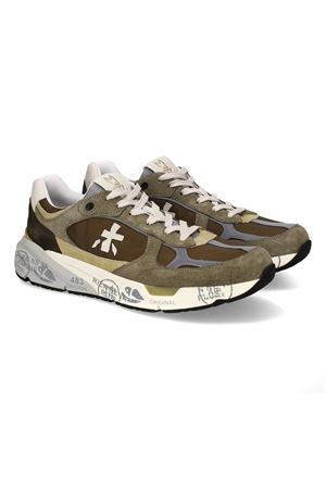 Sneakers Mase in suede e nylon verde PREMIATA | MASE8022