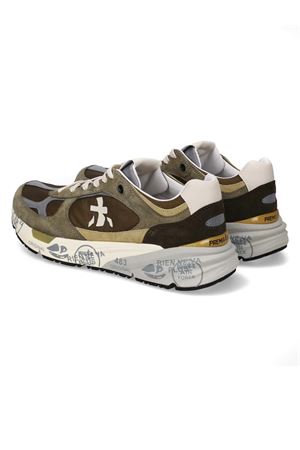 Sneakers Mase in suede e nylon verde PREMIATA | MASE8022