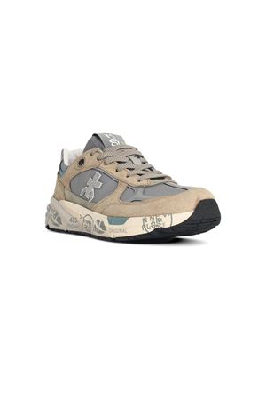 Mase sneakers in beige suede and grey nylon PREMIATA | MASE8023