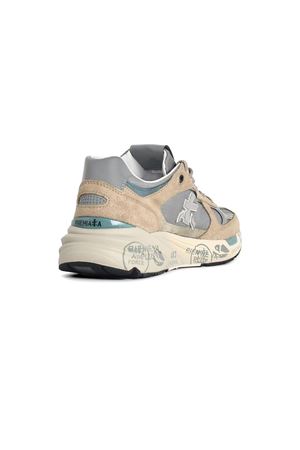 Mase sneakers in beige suede and grey nylon PREMIATA | MASE8023