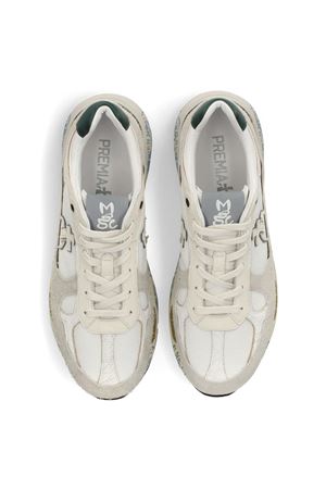 Mase sneakers in beige suede and white nylon PREMIATA | MASE8111