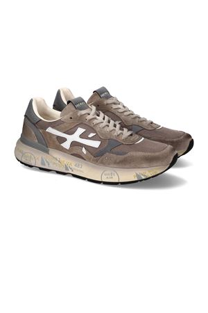 Sneakers Mick in camoscio e nylon marrone PREMIATA | MICK8118