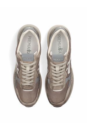 Sneakers Mick in camoscio e nylon marrone PREMIATA | MICK8118