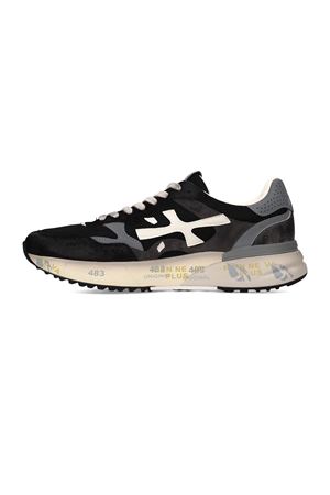 Sneakers Mick in camoscio e nylon nero PREMIATA | MICK8119