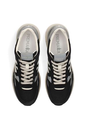 Sneakers Mick in camoscio e nylon nero PREMIATA | MICK8119