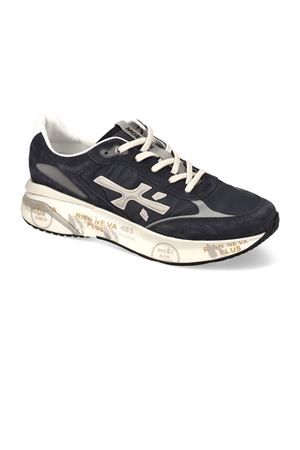 Sneakers Moerun in camoscio e nylon blu PREMIATA | MOERUN7306